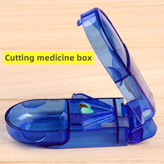 Compact Pill Cutting Box for Travel & Office Use