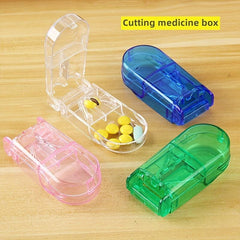 Compact Pill Cutting Box for Travel & Office Use