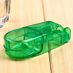 Compact Pill Cutting Box for Travel & Office Use