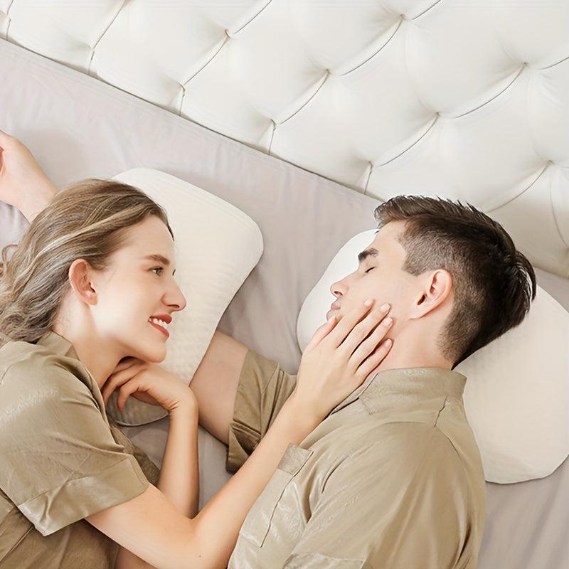 Couple Pillow Memory Foam for Travel & Cuddling