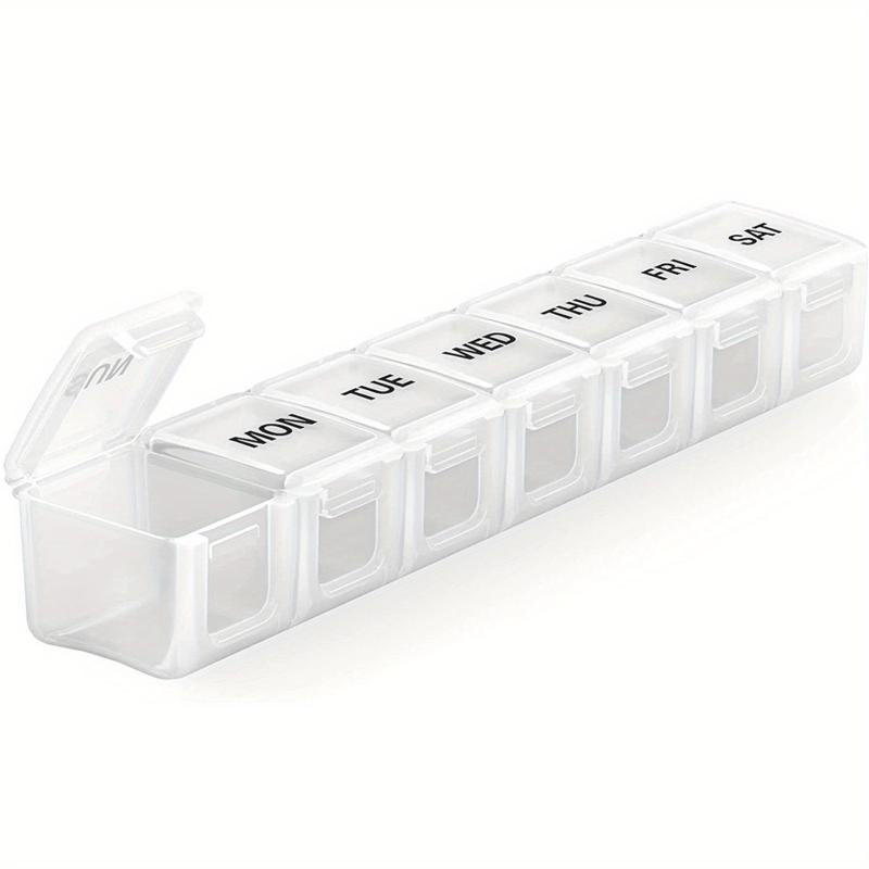 Weekly Pill Organizer 7 Days XL Compartment Travel Friendly Medicine Case