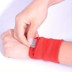 Cotton Wrist Wallet Pouch With Zipper Running Travel Gym Cycling Safe Sport Bag