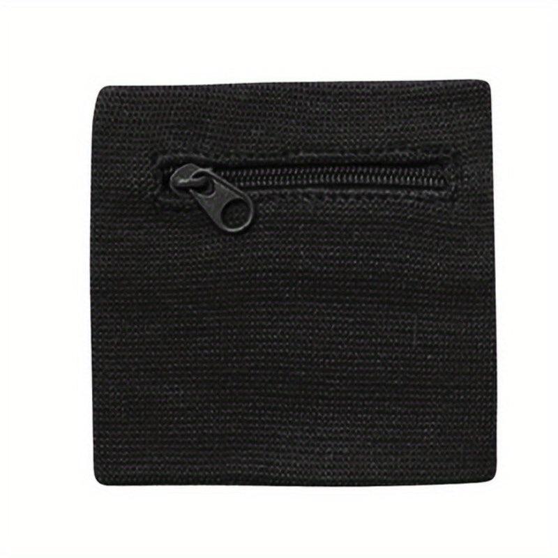 Cotton Wrist Wallet Pouch With Zipper Running Travel Gym Cycling Safe Sport Bag