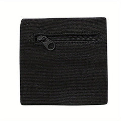 Cotton Wrist Wallet Pouch With Zipper Running Travel Gym Cycling Safe Sport Bag