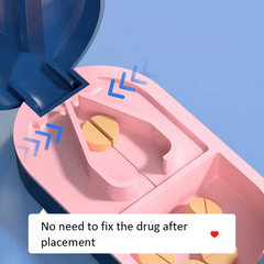 Portable Pill Cutter Box for Precise and Safe Pill Splitting