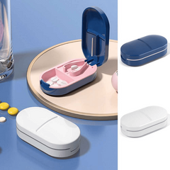Portable Pill Cutter Box for Precise and Safe Pill Splitting