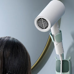 360 Adjustable No Punch Hair Dryer Rack and Shower Head Bracket