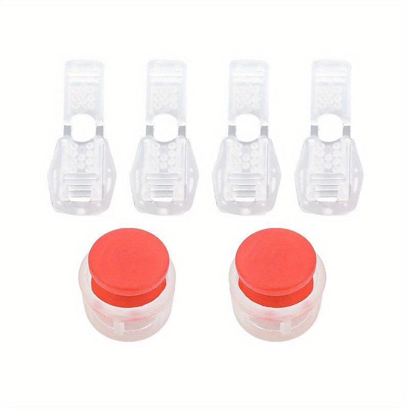 6pcs Double Hole Cord Locks Drawstring Stopper Set