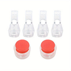 6pcs Double Hole Cord Locks Drawstring Stopper Set