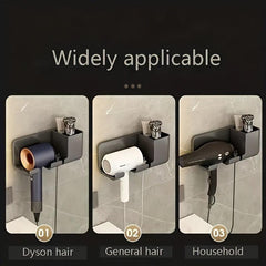 Hair Dryer Storage Rack Wall-mounted Bathroom Bracket