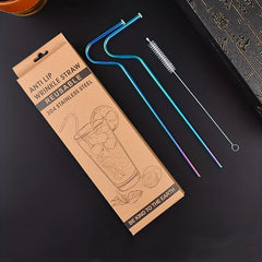 Stainless Steel Beauty Straw Lip Wrinkle Prevention