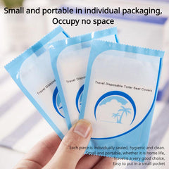 Disposable Toilet Seat Cover - Clean & Sanitary - 10/30/50 pcs