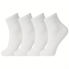 4 Pairs Bamboo Diabetic Socks Breathable Seamless Extra Wide for Men & Women