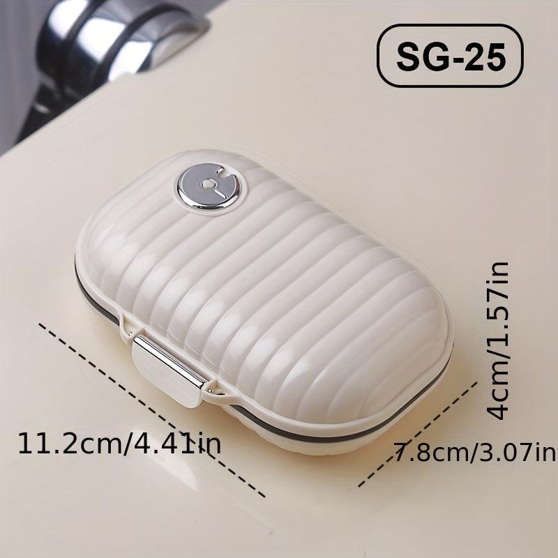 1pc Portable Pill Box Pill Dispenser Box For Pocket Purse
