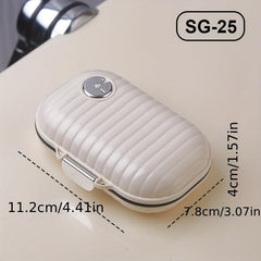 1pc Portable Pill Box Pill Dispenser Box For Pocket Purse