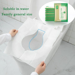 50pcs Disposable Toilet Seat Cover Waterproof Safety Travel Camping
