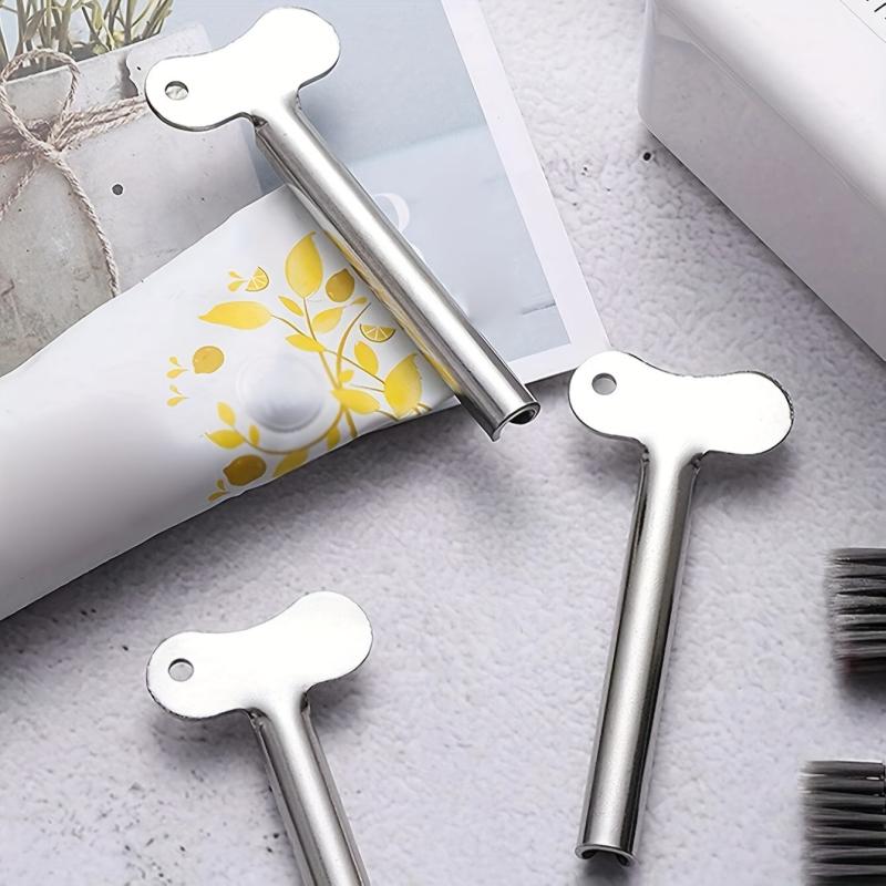 1pc Stainless Steel Toothpaste Extruder Sauce Extruder