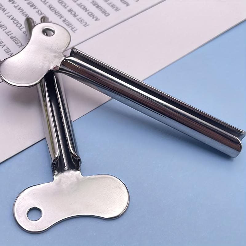 1pc Stainless Steel Toothpaste Extruder Sauce Extruder