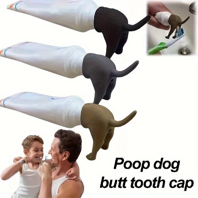 Poop Dog Butt Toothpaste Cover - Prank Gift