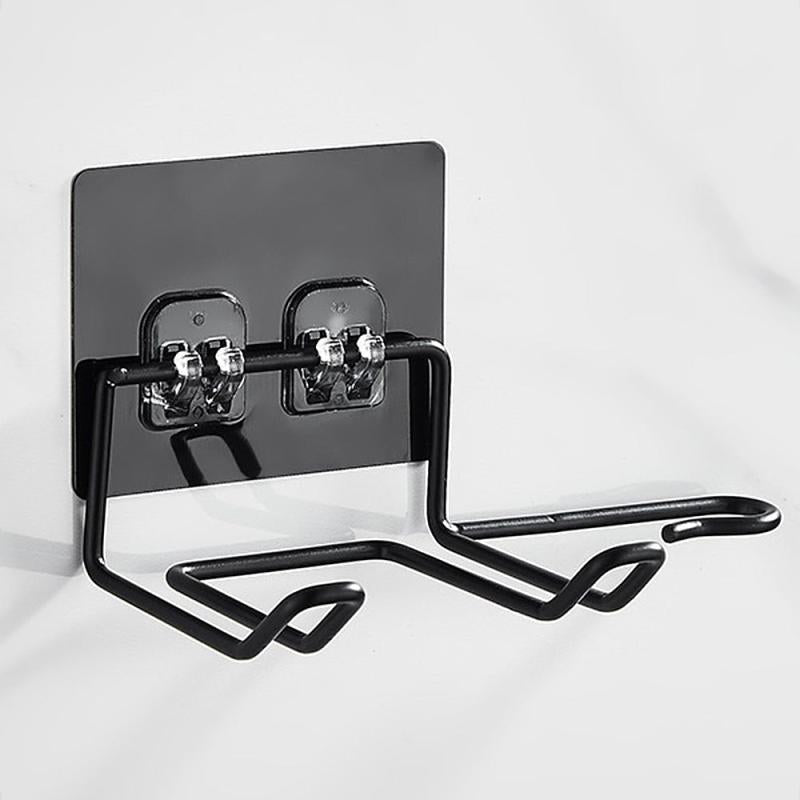 Hair Dryer Holder Rack Wall Mounted Bathroom Organizer