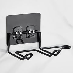 Hair Dryer Holder Rack Wall Mounted Bathroom Organizer