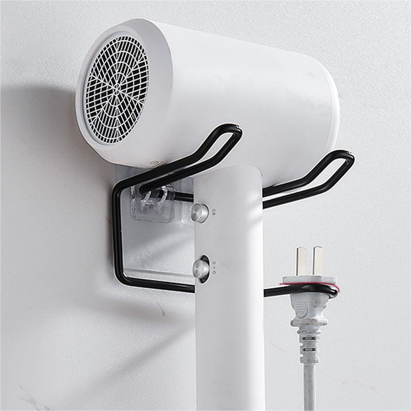 Hair Dryer Holder Rack Wall Mounted Bathroom Organizer