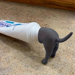 Dog Butt Toothpaste Topper Dispenser Cap Funny Gift