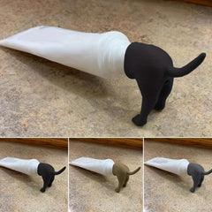 Dog Butt Toothpaste Topper Dispenser Cap Funny Gift