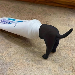 Dog Butt Toothpaste Topper Dispenser Cap Funny Gift