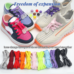 Kids No Tie Elastic Shoelace for Sport & Hiking - 1 Pair