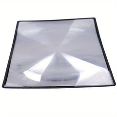 A5 Flat PVC Magnifier Sheet X3 Book Page Magnifying Reading Glass Lens