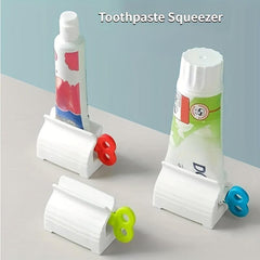 Manual Toothpaste Squeezer Dispenser Storage Rack Clip Fixer