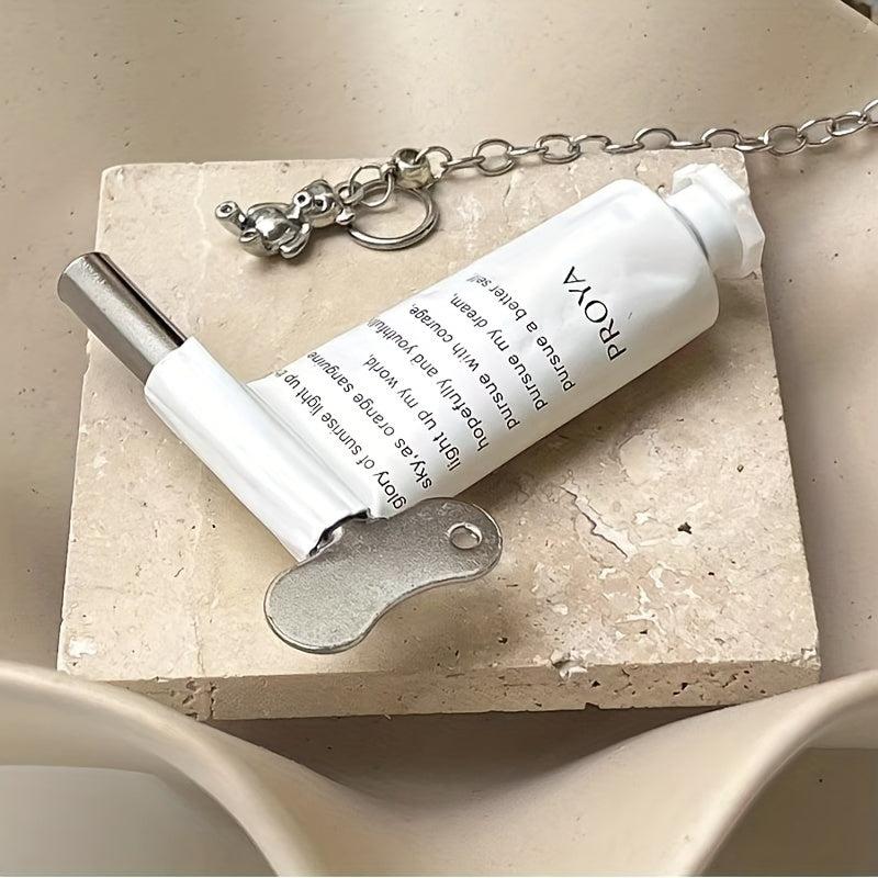 Metal Toothpaste Squeezer Manual Dispenser Clip Fixer And Cosmetic S