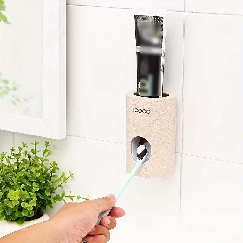 Wall Mounted Toothpaste Dispenser & Squeezer
