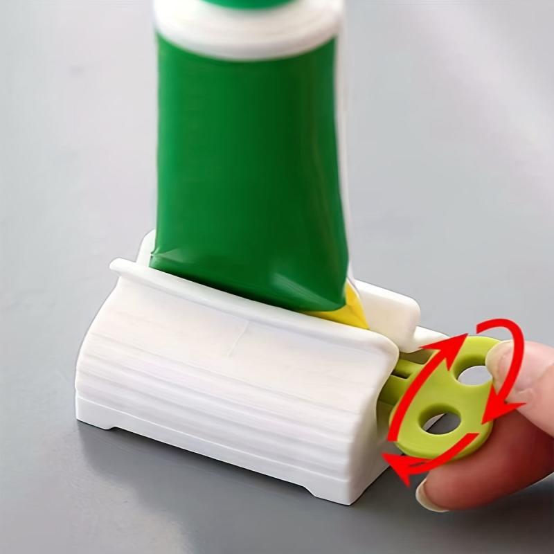 3pcs Toothpaste Dispenser Bathroom Accessories Squeezer Storage Rack