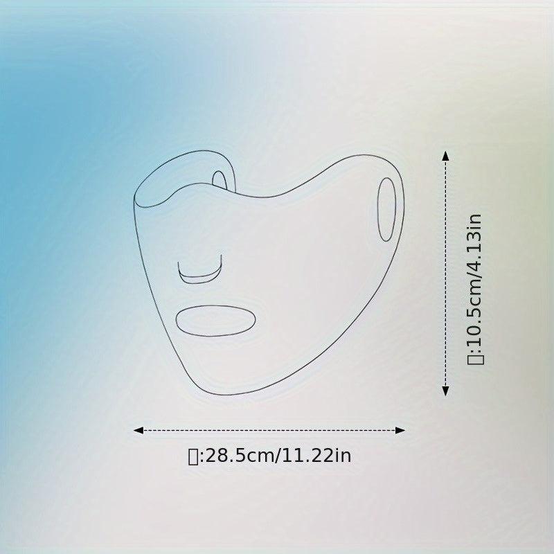 Sunproof Ice Silk Mask Thin Breathable UV Protection Face Covering for Women