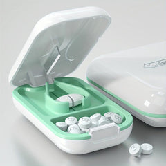 Pill Cutter and Separator Stainless Steel Blades Portable Size