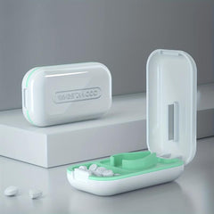 Pill Cutter and Separator Stainless Steel Blades Portable Size