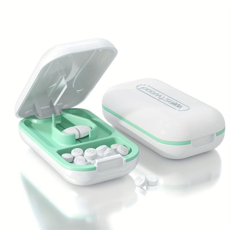 Pill Cutter and Separator Stainless Steel Blades Portable Size