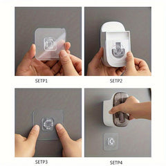 Automatic Toothpaste Squeezer with Toothbrush Holder