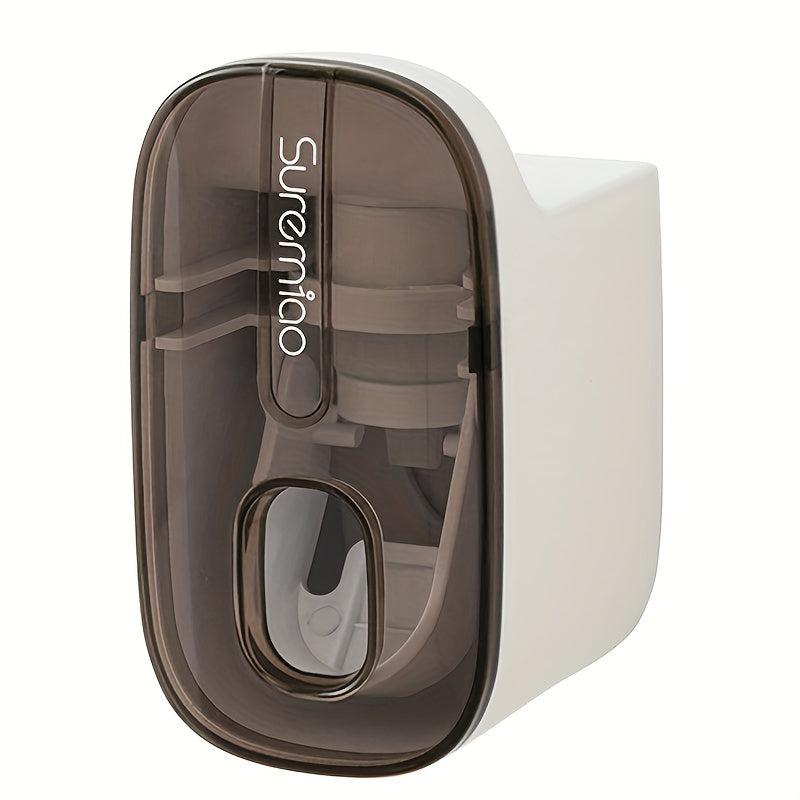 Automatic Toothpaste Squeezer with Toothbrush Holder
