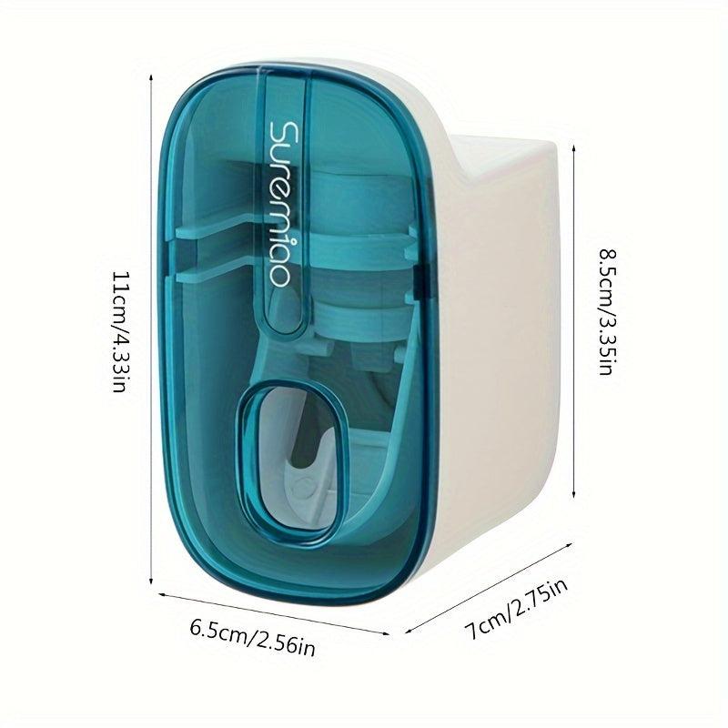 Automatic Toothpaste Squeezer with Toothbrush Holder