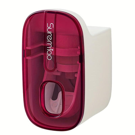 Automatic Toothpaste Squeezer with Toothbrush Holder