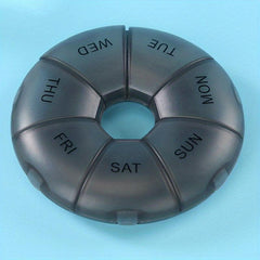 1pc Weekly Pill Organizer Pill Container For Travel With Separate Compartments