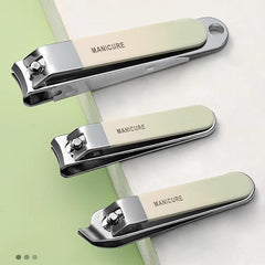 4pcs Nail Clipper Cutter Set Portable Manicure Spoon Tool