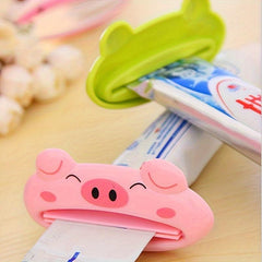 5pcs Cartoon Animal Toothpaste Squeezer Multifunctional Labor-saving Clip