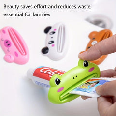 5pcs Cartoon Animal Toothpaste Squeezer Multifunctional Labor-saving Clip