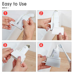 3pcs Toothpaste Squeezer Bathroom Set Rolling Tube Squeezer
