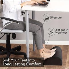 Ergonomic Office Desk Foot Rest with Washable Cover