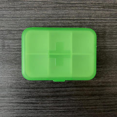 6-Grid Travel Pill Container, Large Capacity Pill Box, Portable Medicine Case